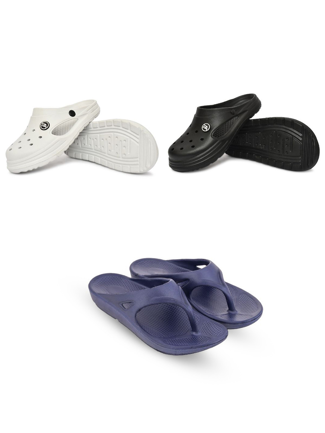 Feel alive Men Pack of 3 Flip Flops