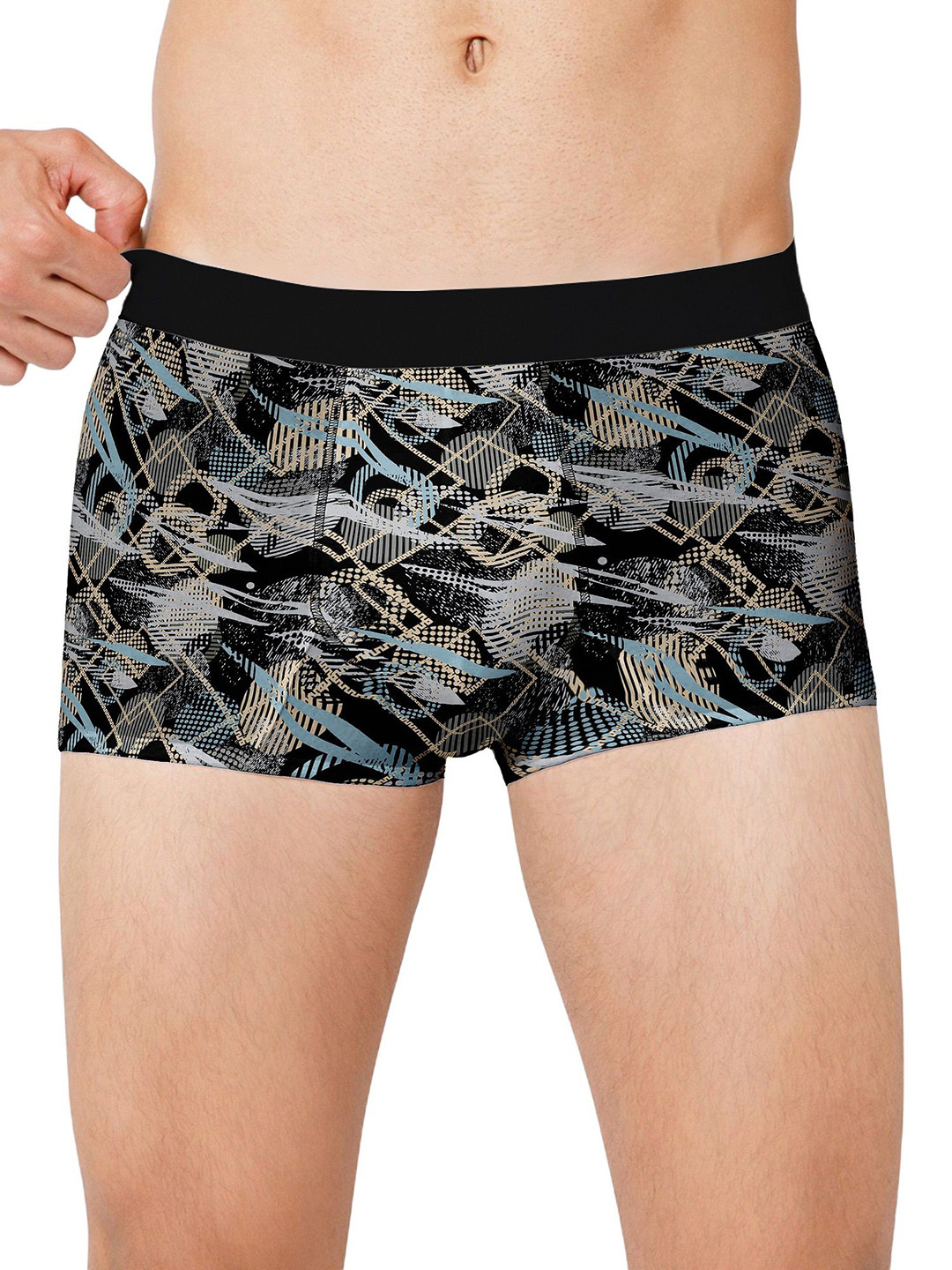 DEKLOOK Printed Mid Rise Shorts Trunk UW_A7_72_Q1_S
