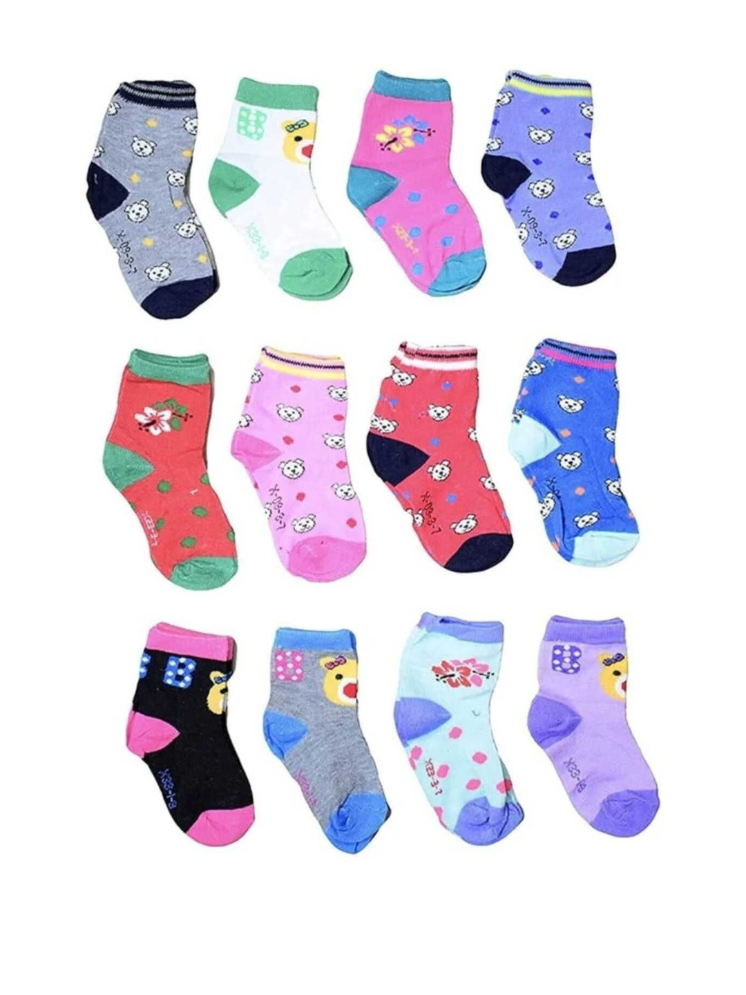 Akeeta Kids Pack Of 12 Socks