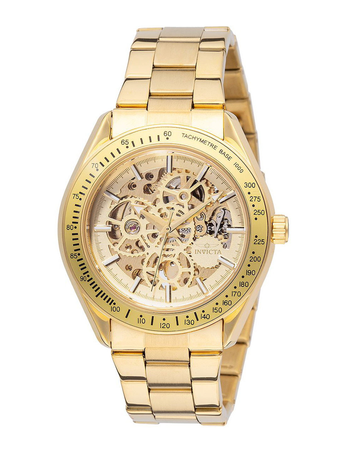 Invicta Men Round Dial & Stainless Steel Straps Analogue Automatic Watch 49501