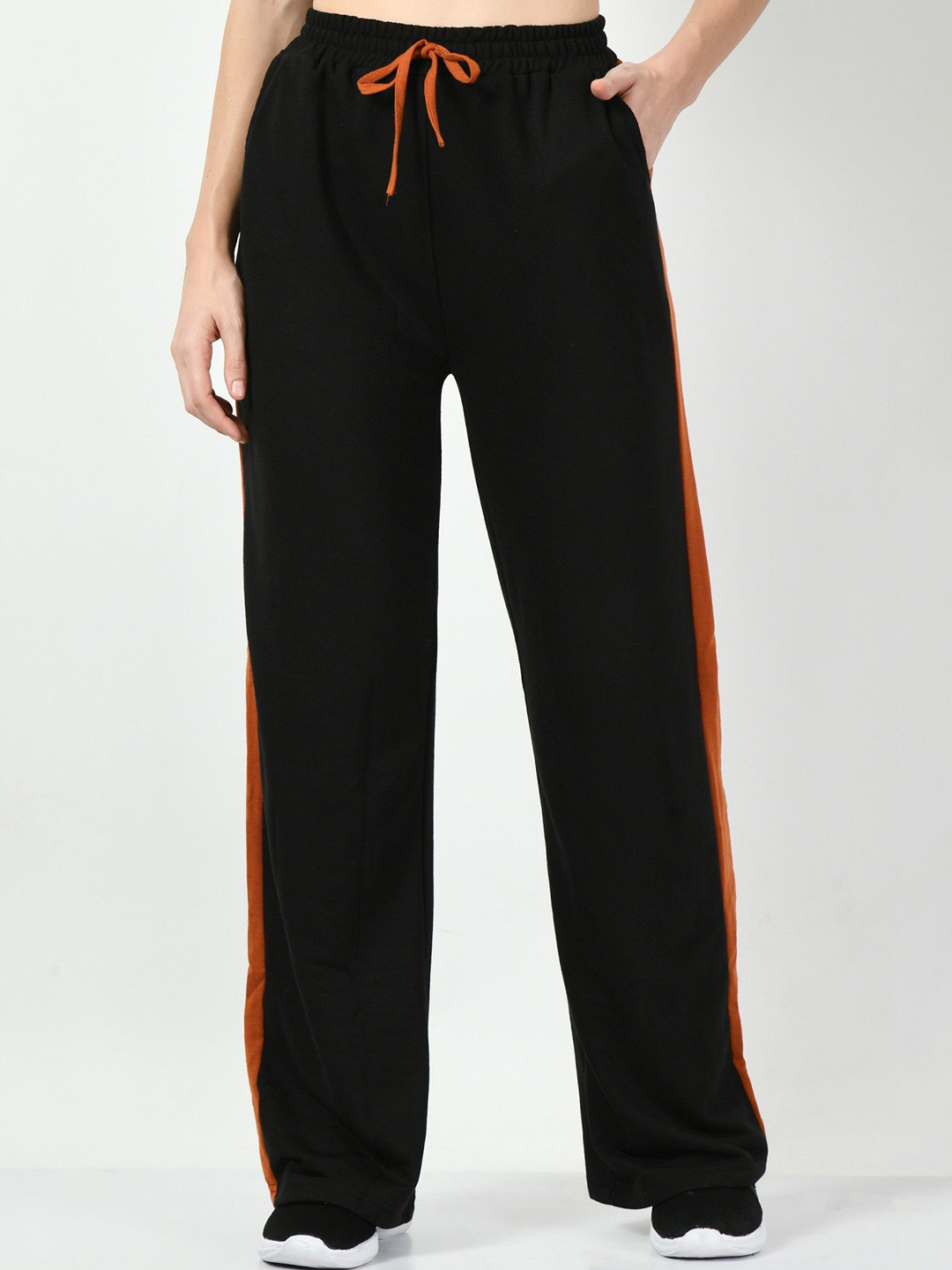 Fragancia Women Mid-Rise Wide-Leg Anti-Odour Track Pants