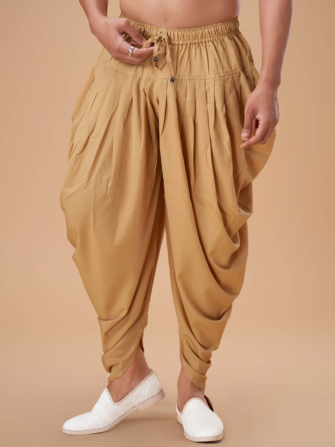 EKATVA ETHNIC Men Cotton Peshawari Plain Dhoti Pants