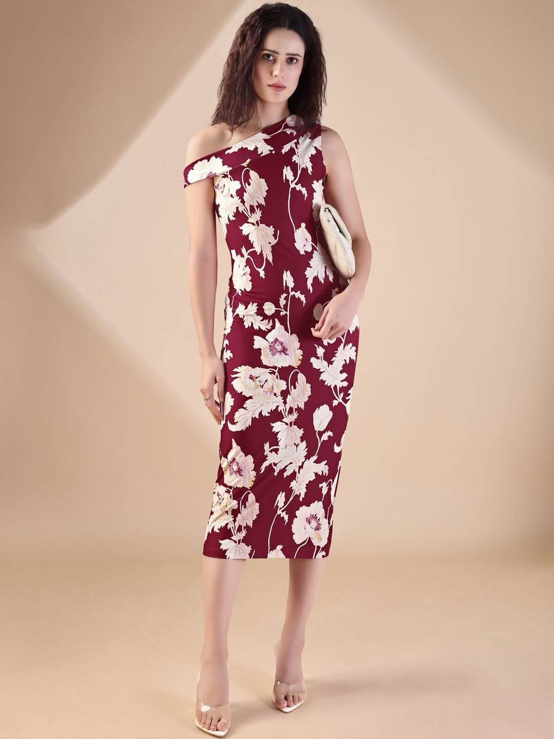 MILOST Printed Bodycon Dress