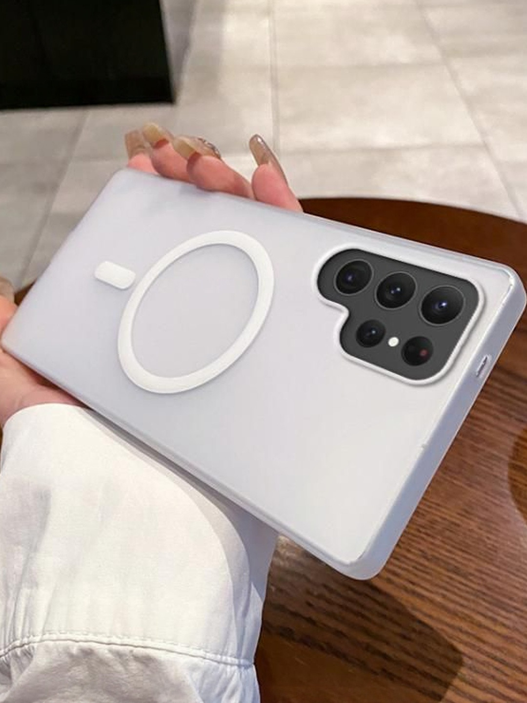 CASE CREATION Luxe Translucent Slim Paper Back Case Matte Finish Mobile Accessories