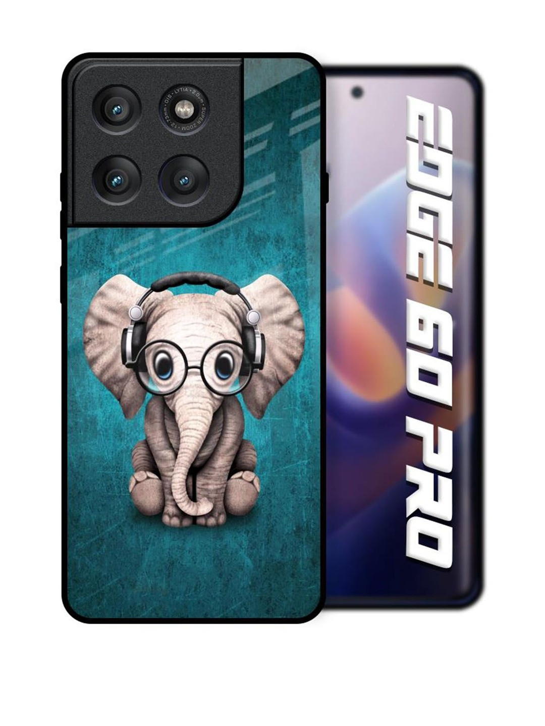 QRIOH Quirky Printed Motorola Edge 60 Pro Back Case Mobile Accessories
