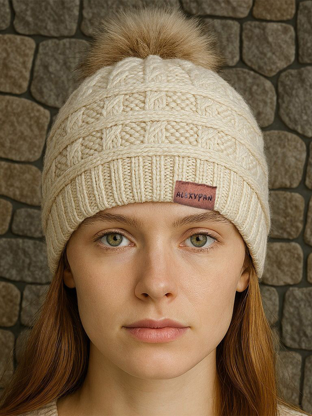 Alexvyan Women Cable Knit Beanie Caps