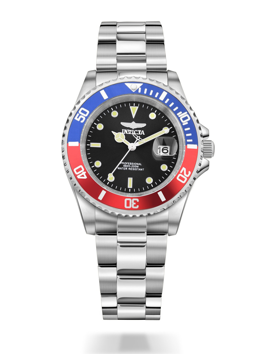 Invicta Men Dial & Stainless Steel Bracelet Style Straps Analogue Watch 47354