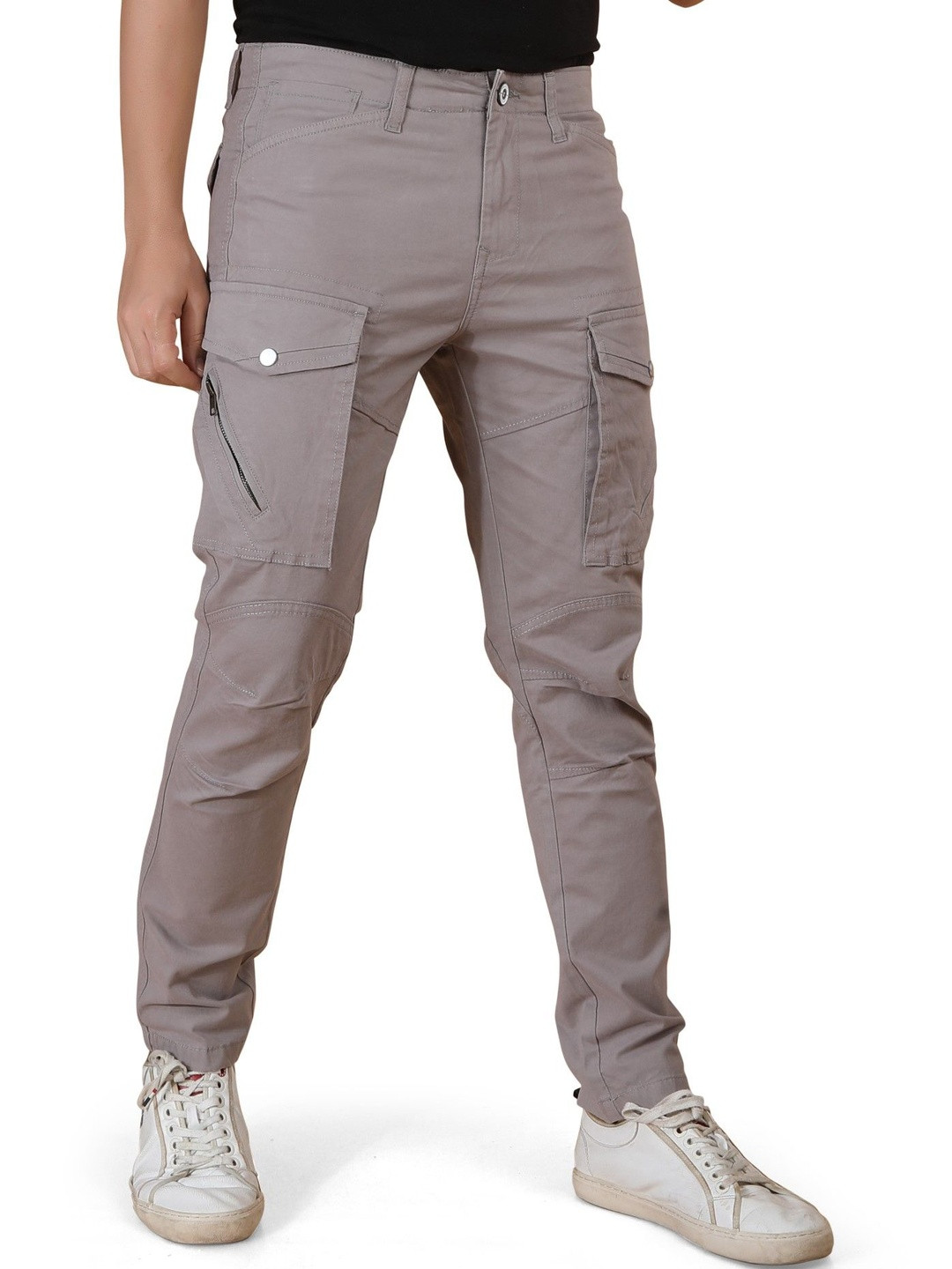 MAD-O-WHAT Men Slim Fit Cargos Trousers