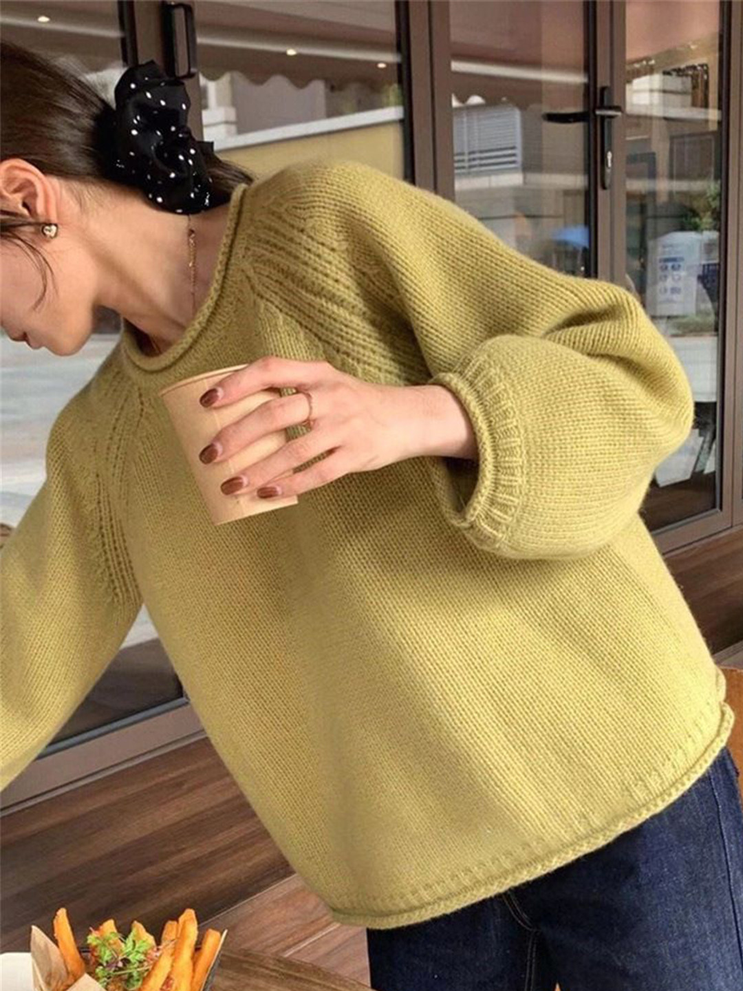 all about you Round Neck Cardigan