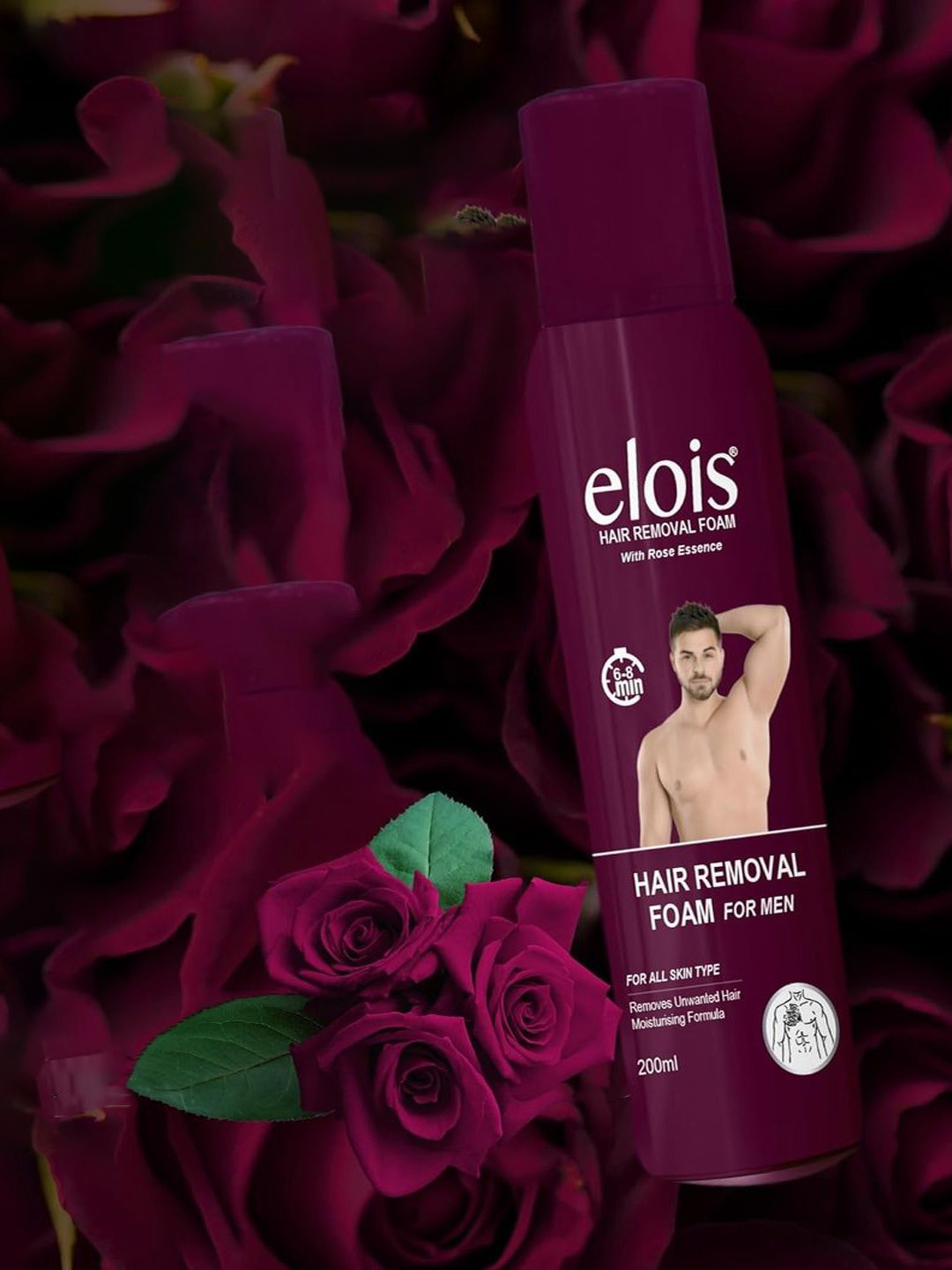 Elois Hair Removal Spray With Rose Extract- 200 ml