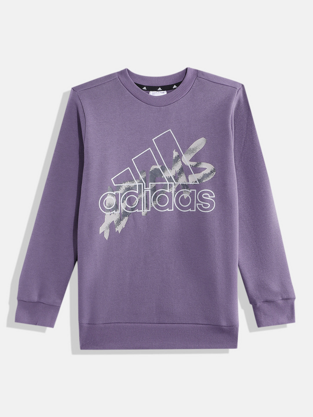 ADIDAS Boys BOS GRFLC Brand Logo Print Sweatshirt