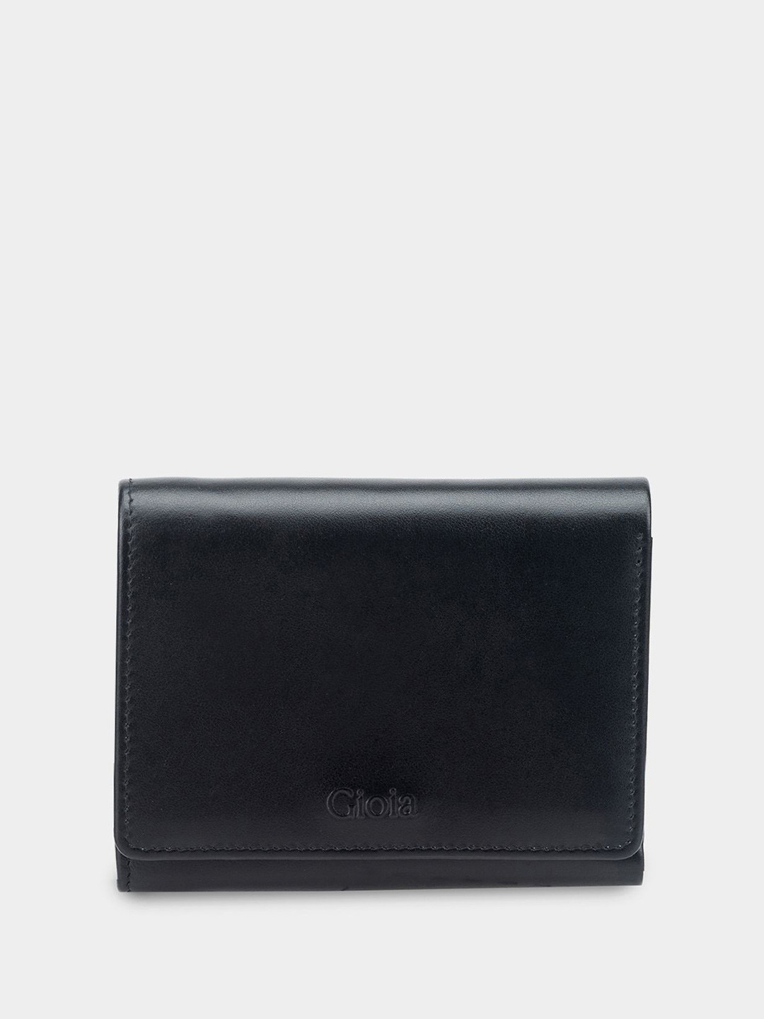 GIOIA Black Dapper Essentials Trifold Wallet 9cc