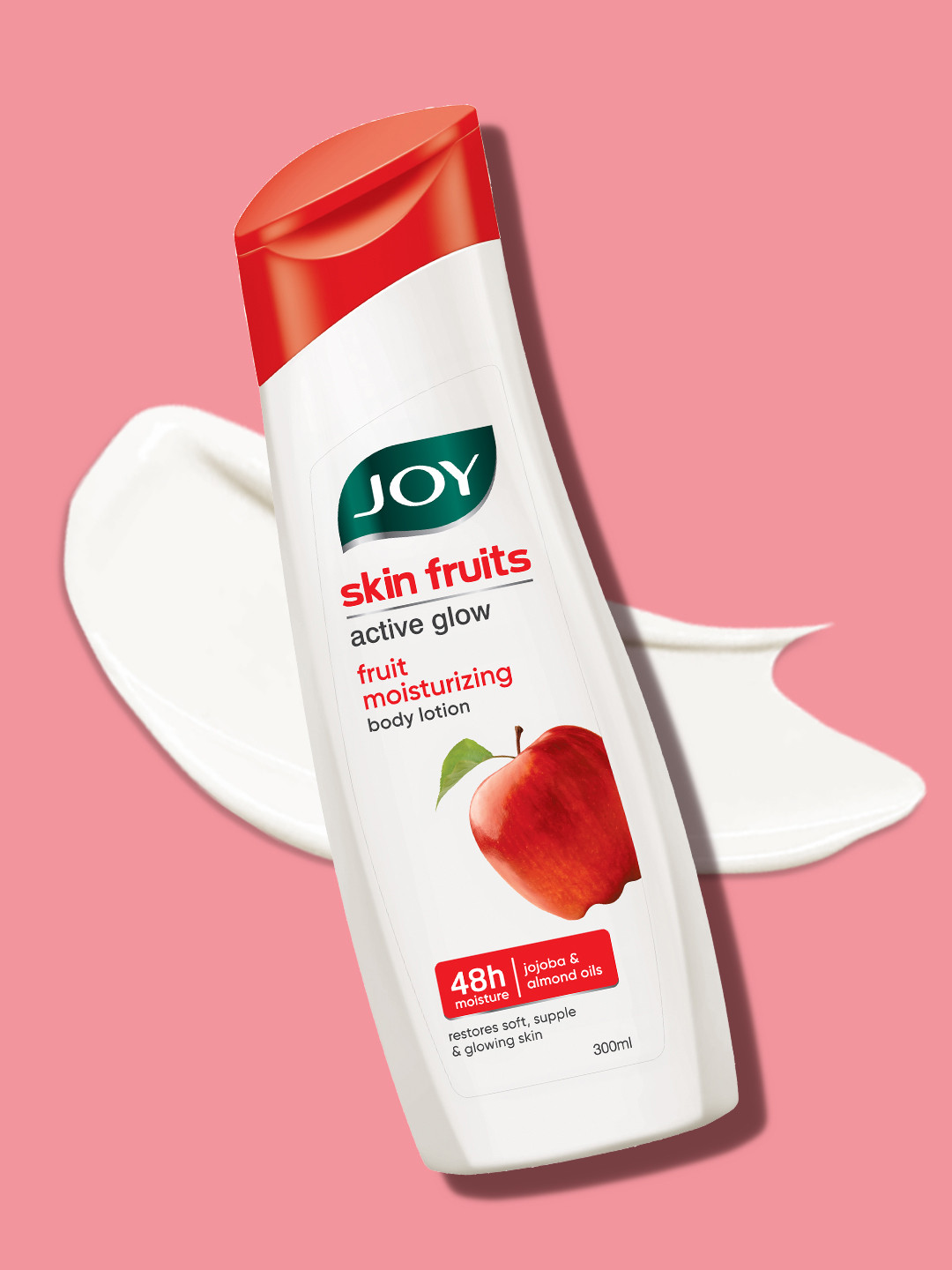 JOY Skin Fruits Body Lotion With Almond Oil, Jojoba Oil & Apple Extracts - 300ml