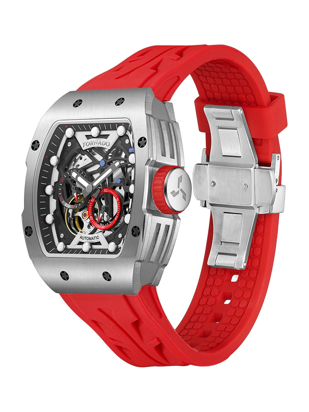 TORNADO Men Dial & Straps Analogue Automatic Watch T24302-SSRB