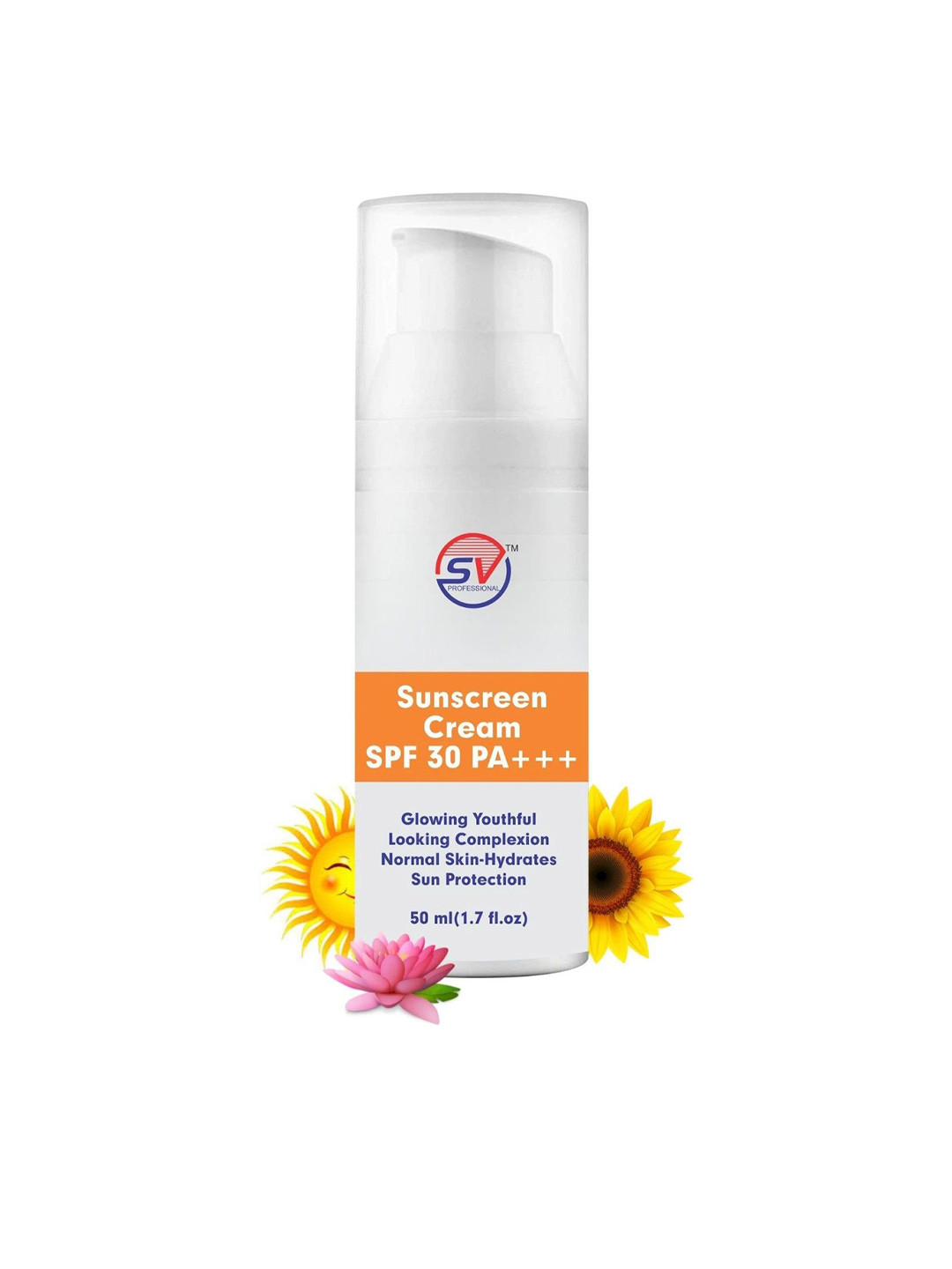 SV PROFESSIONAL UVA & UVB Protection SPF 30  PA+++ Sunscreen BodyLotion - 50 ml