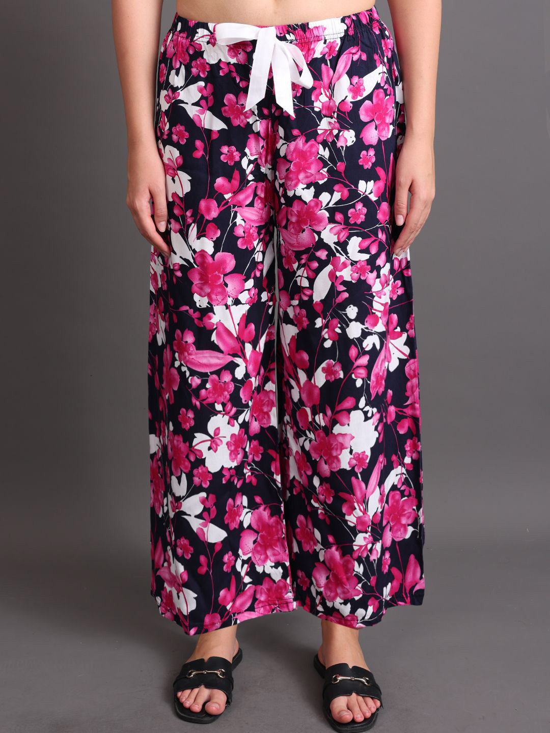 Buy GRACIT Women Floral Printed Wide Leg Palazzo Palazzos for
