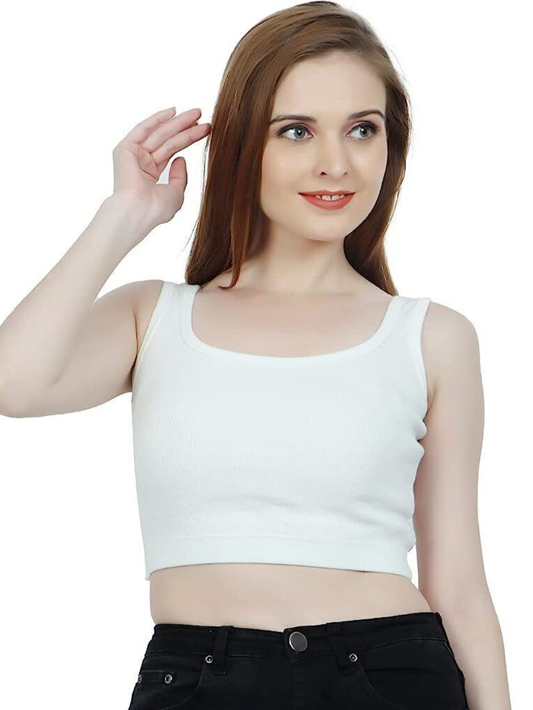 MIXFIT Fitted Style Strechable Tank Crop Top