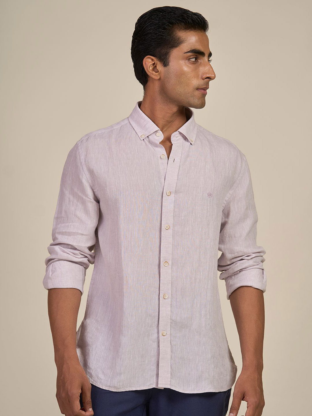 MH&Y Long Sleeves Pure Linen Shirt