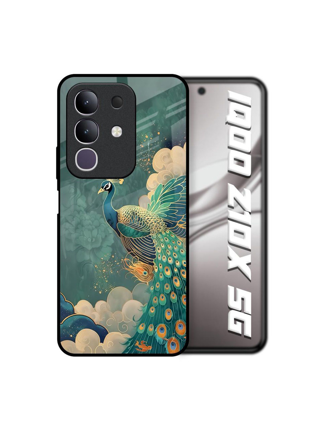 QRIOH Quirky Printed IQOO Z10x 5G Glider Back Case Mobile Accessories