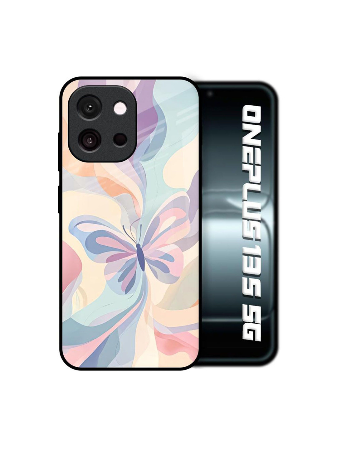 QRIOH Opulent Wings Glass Case for OnePlus 13s 5G
