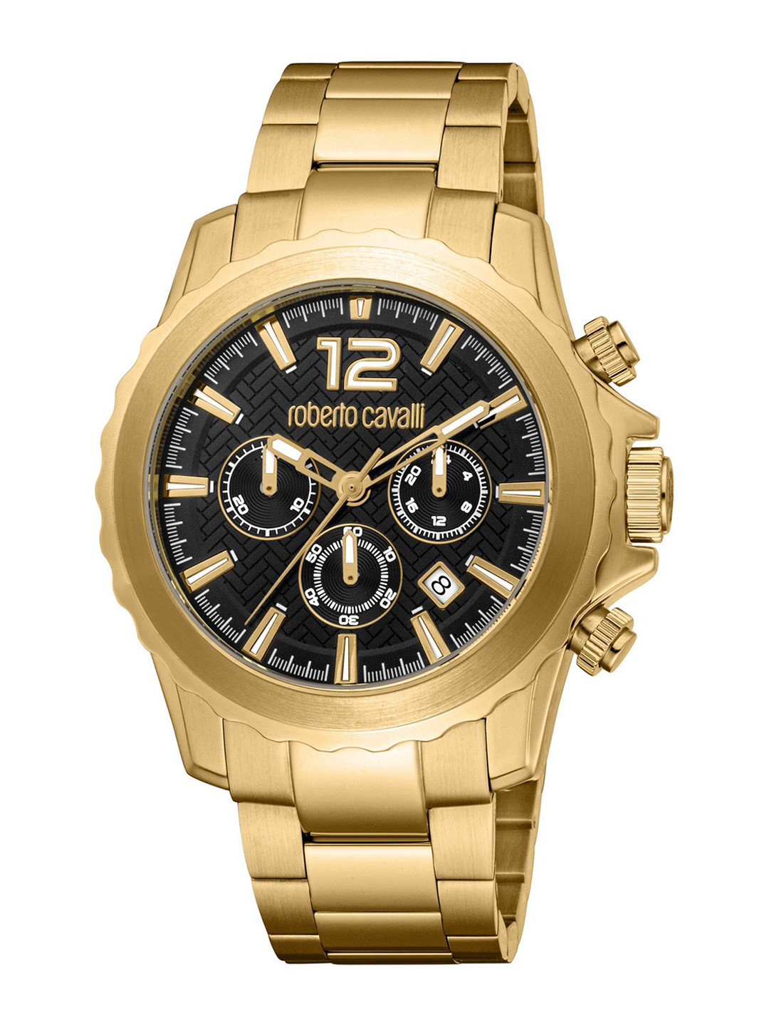 Roberto Cavalli Men Bracelet Style Straps Analogue Watch RC5G130M0075