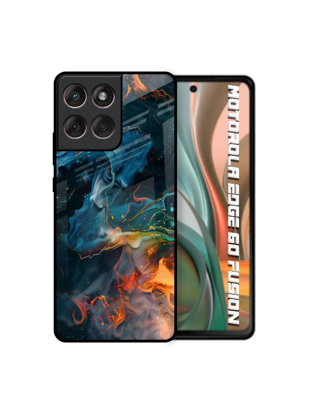 QRIOH Emperial Marble Printed Motorola Edge 60 Fusion 5G Back Case Mobile Accessories