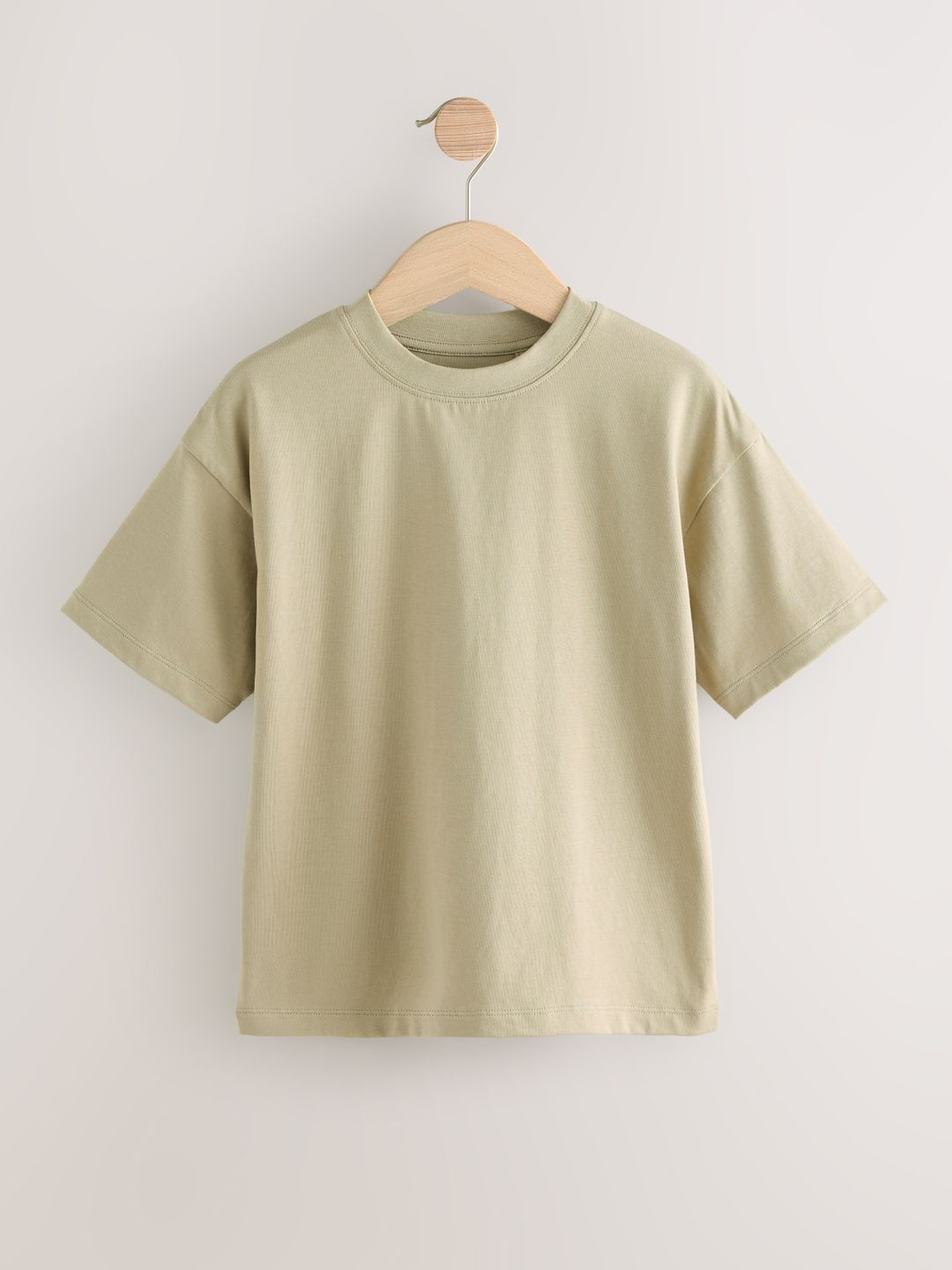 NEXT Boys Pure Cotton Drop-Shoulder Sleeves T-shirt