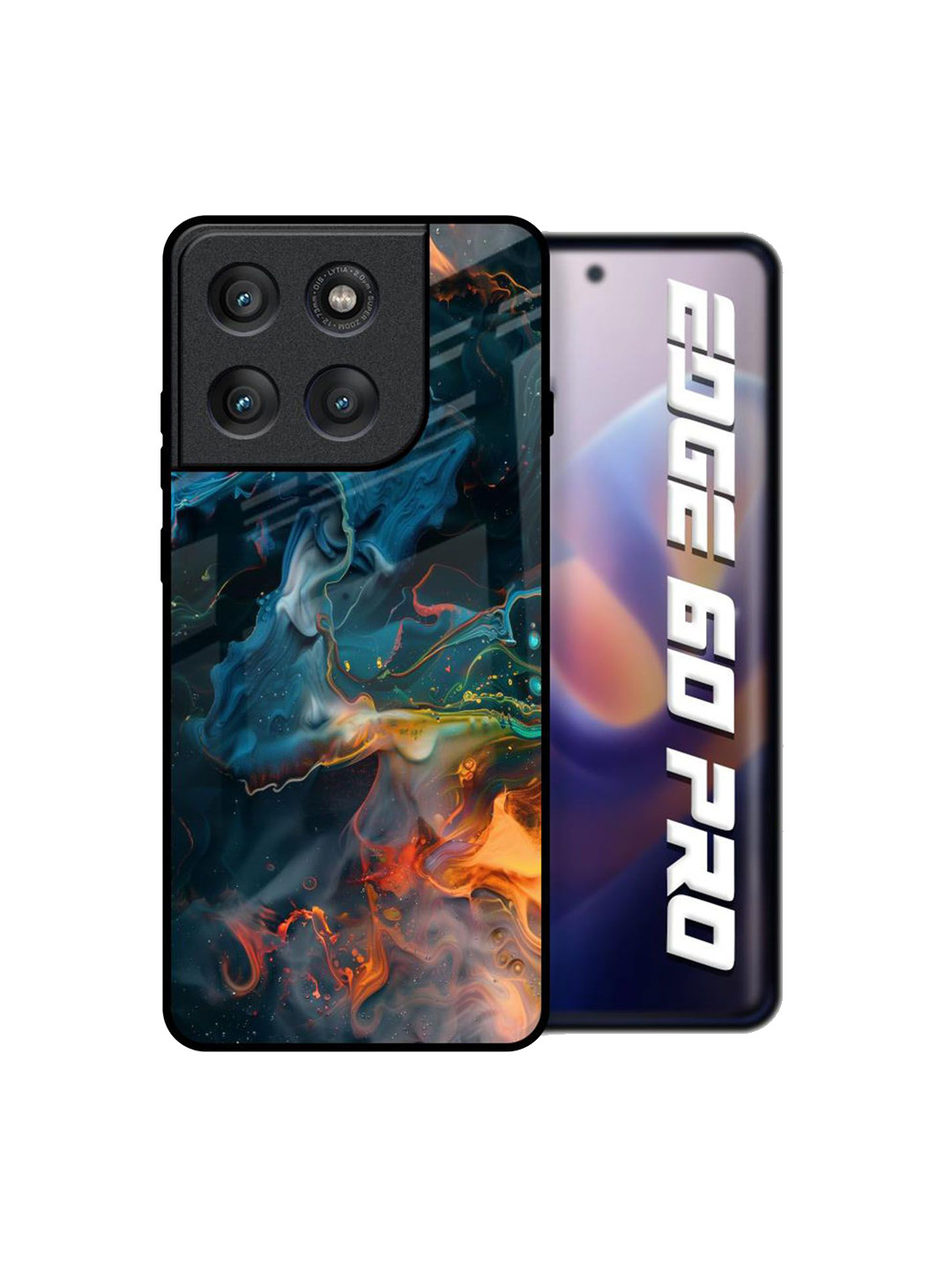 QRIOH Emperial Marble Printed Motorola Edge 60 Pro Back Case Mobile Accessories