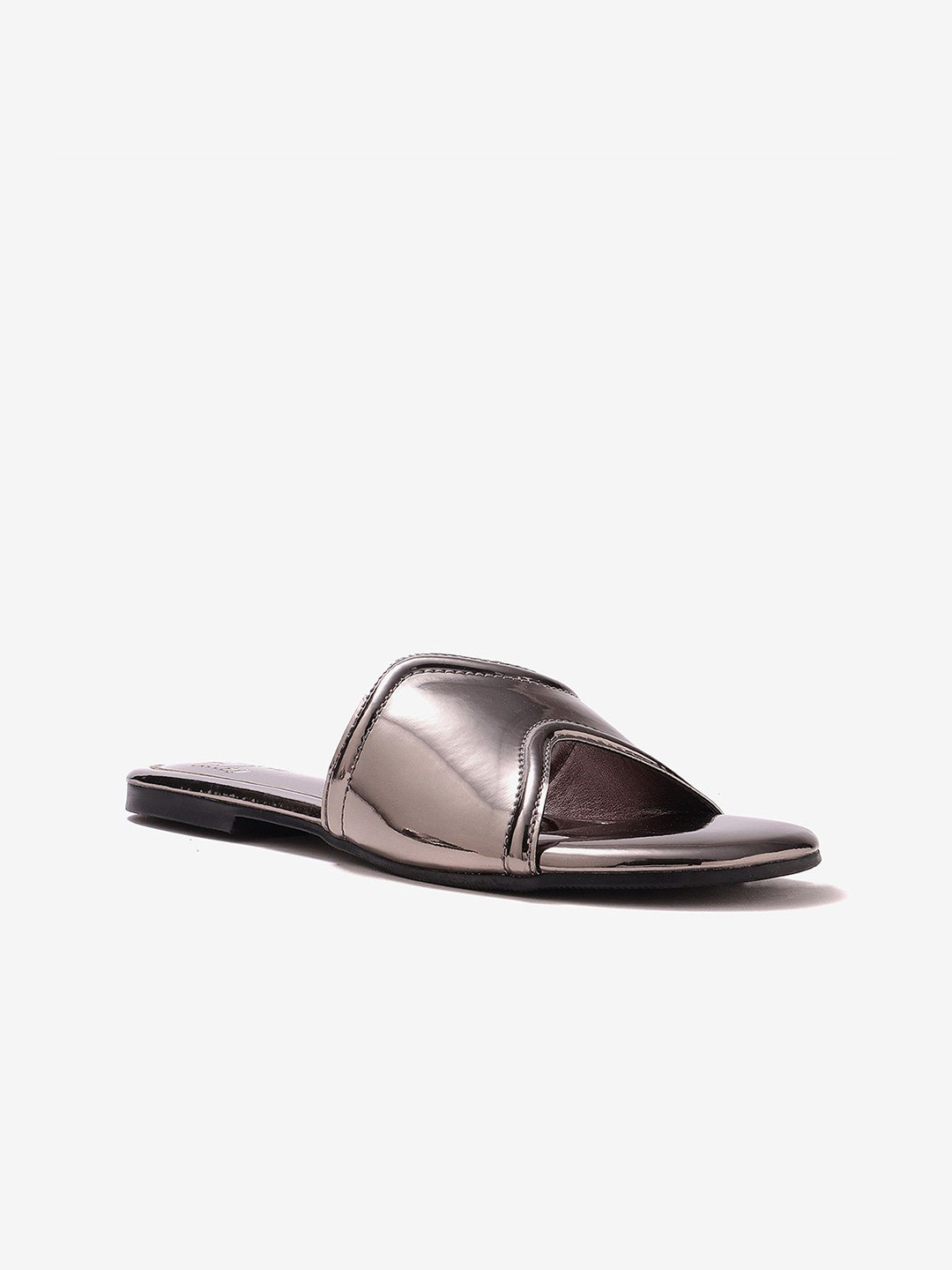 Pair ie Tales Women Open-Toe Slip-On Flats