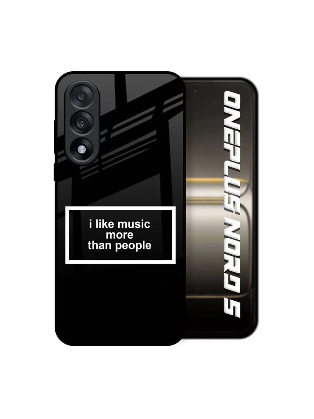 QRIOH Music Lover Printed Silicone OnePlus Nord 5 5G Back Case