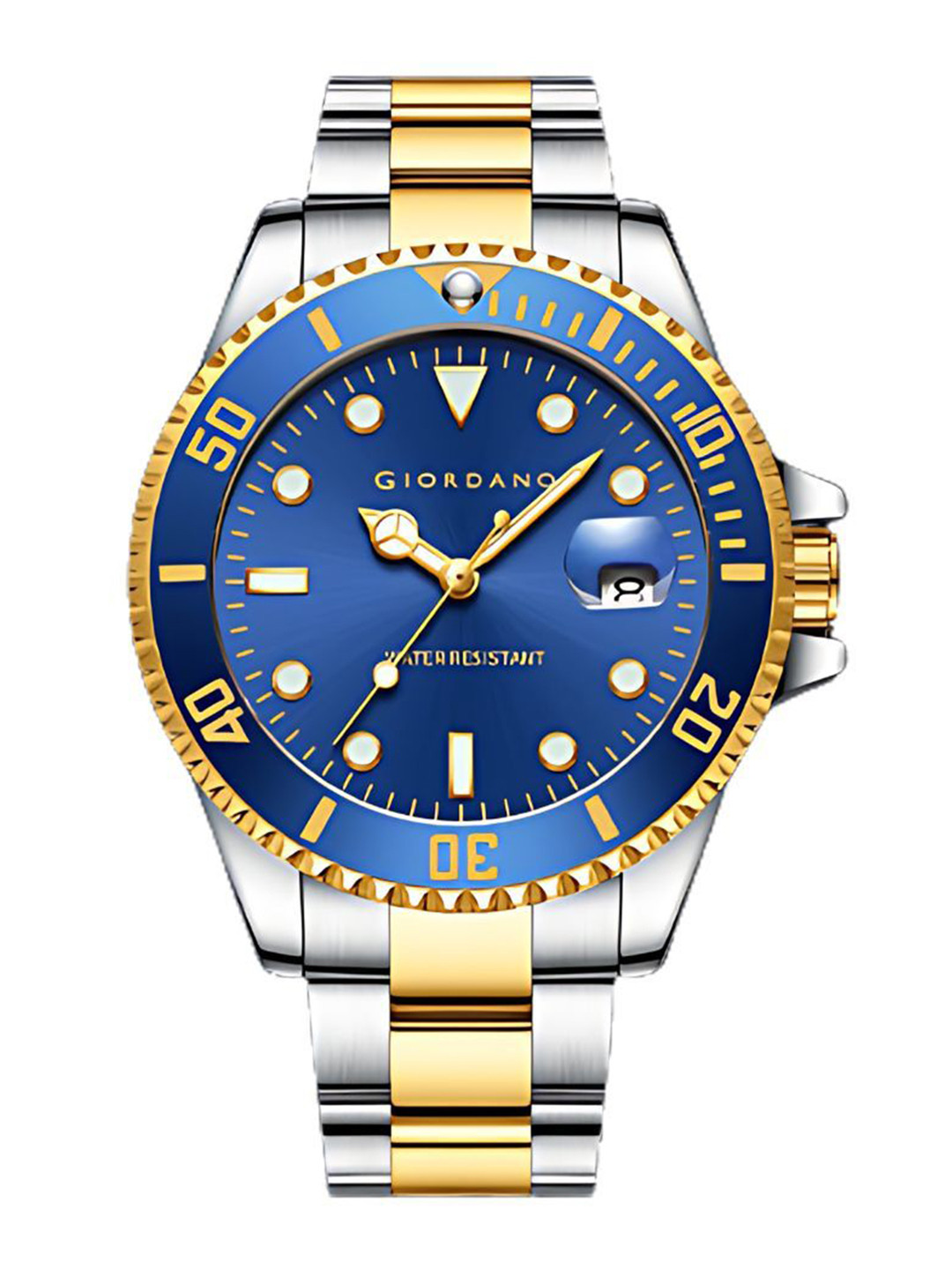 GIORDANO Men Stainless Steel Bracelet Style Straps Analogue Watch GZ-50006-88