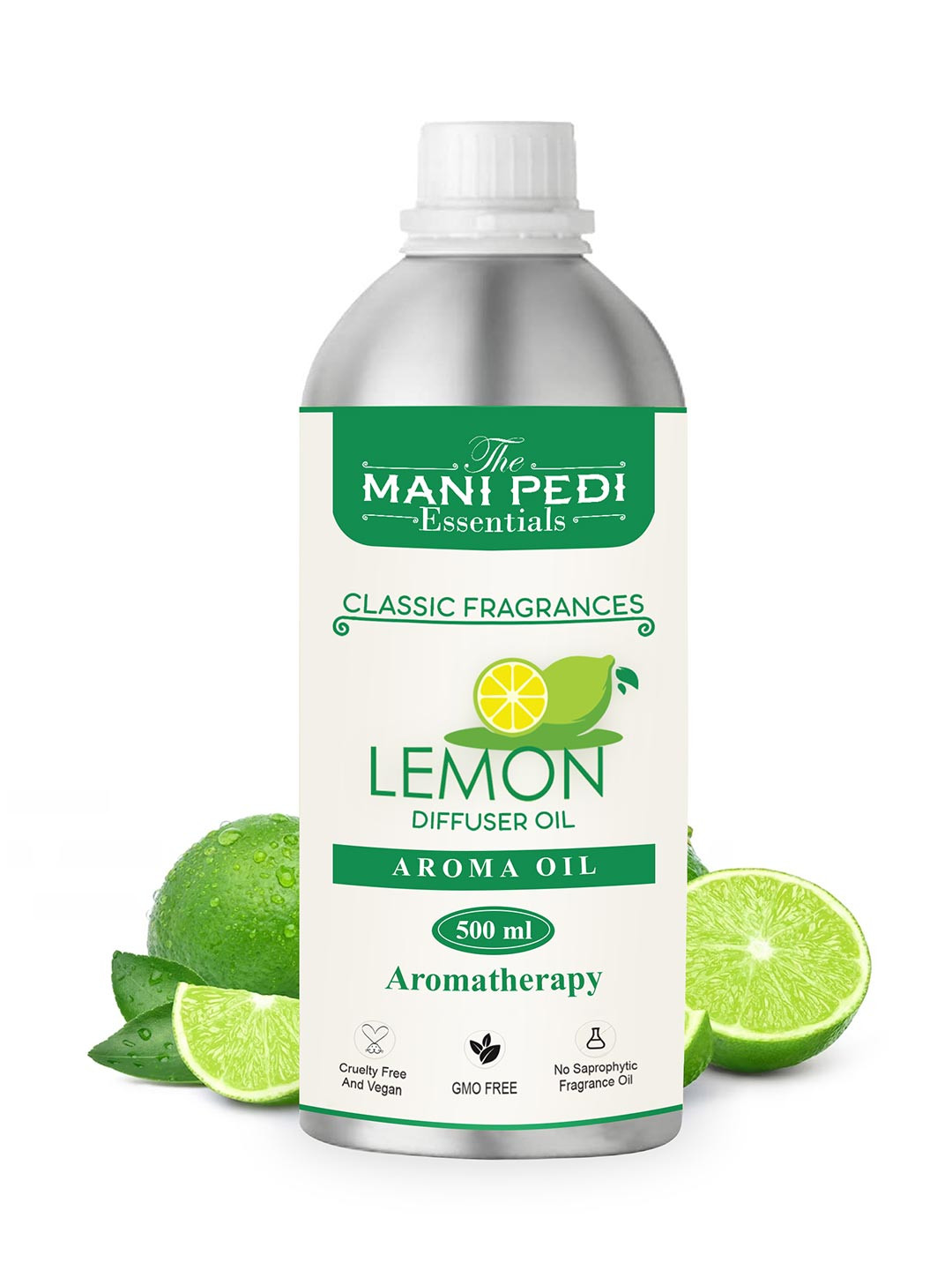 The Mani Pedi Essentials Lemon Fragrance Oil For Diffuser 500ml