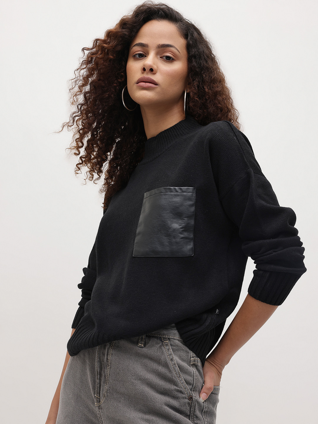 The Roadster Life Co. Patch Pocket Acrylic Pullover