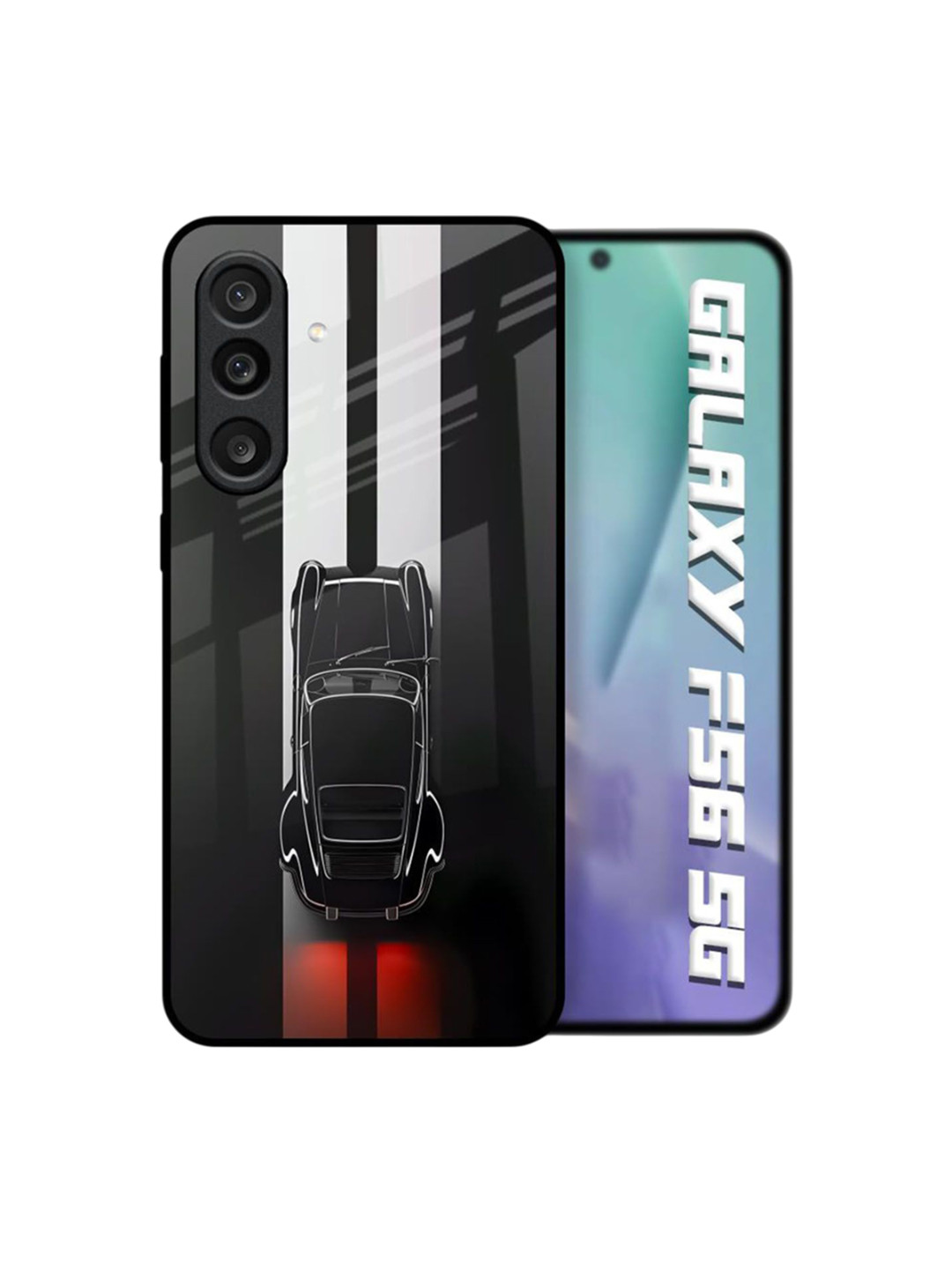 QRIOH Shadow Flash Printed Silicone Samsung Galaxy F56 5G Back Case