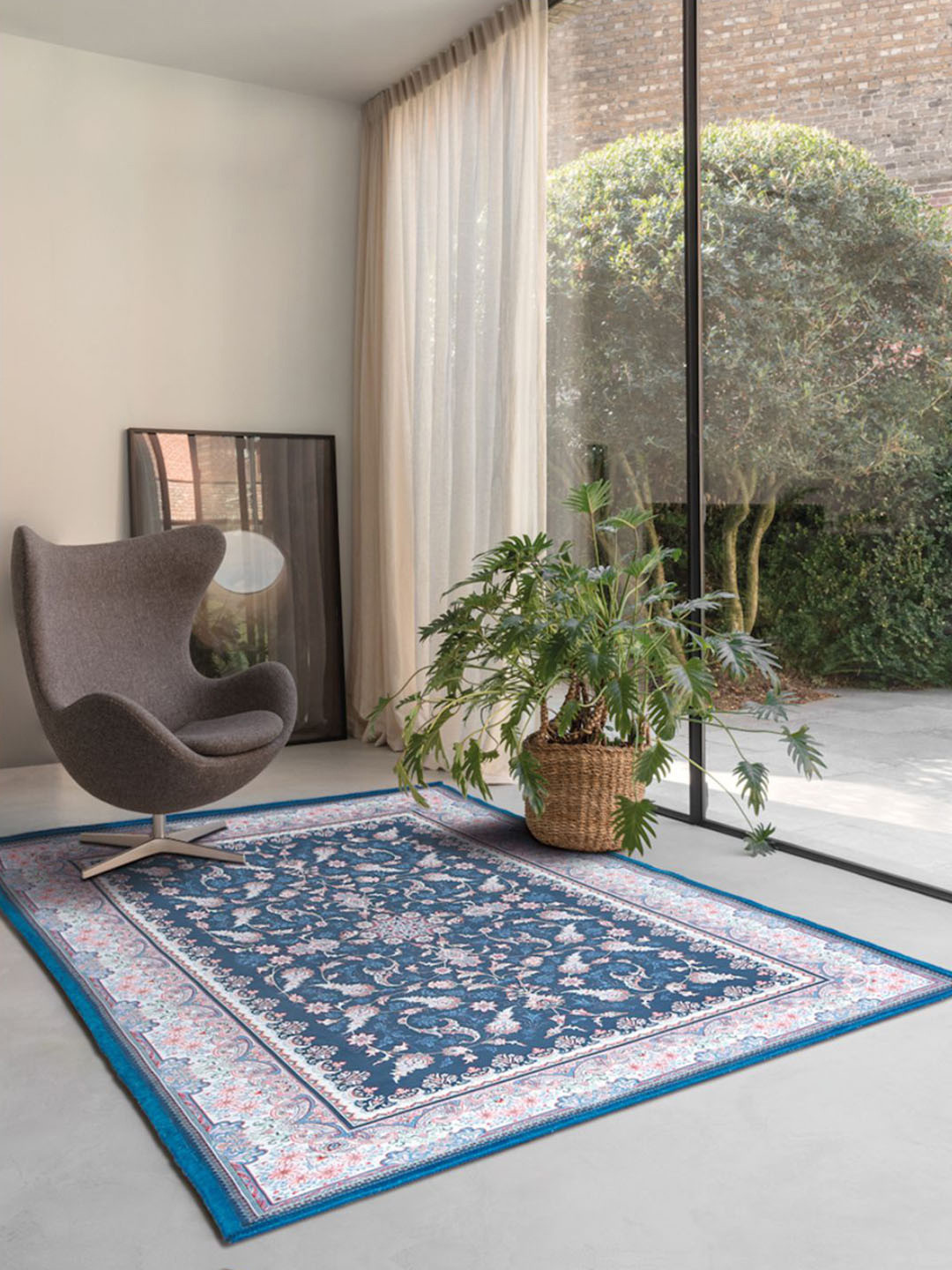DREAM WEAVERZ Printed Stain Resistant Chenille Carpet