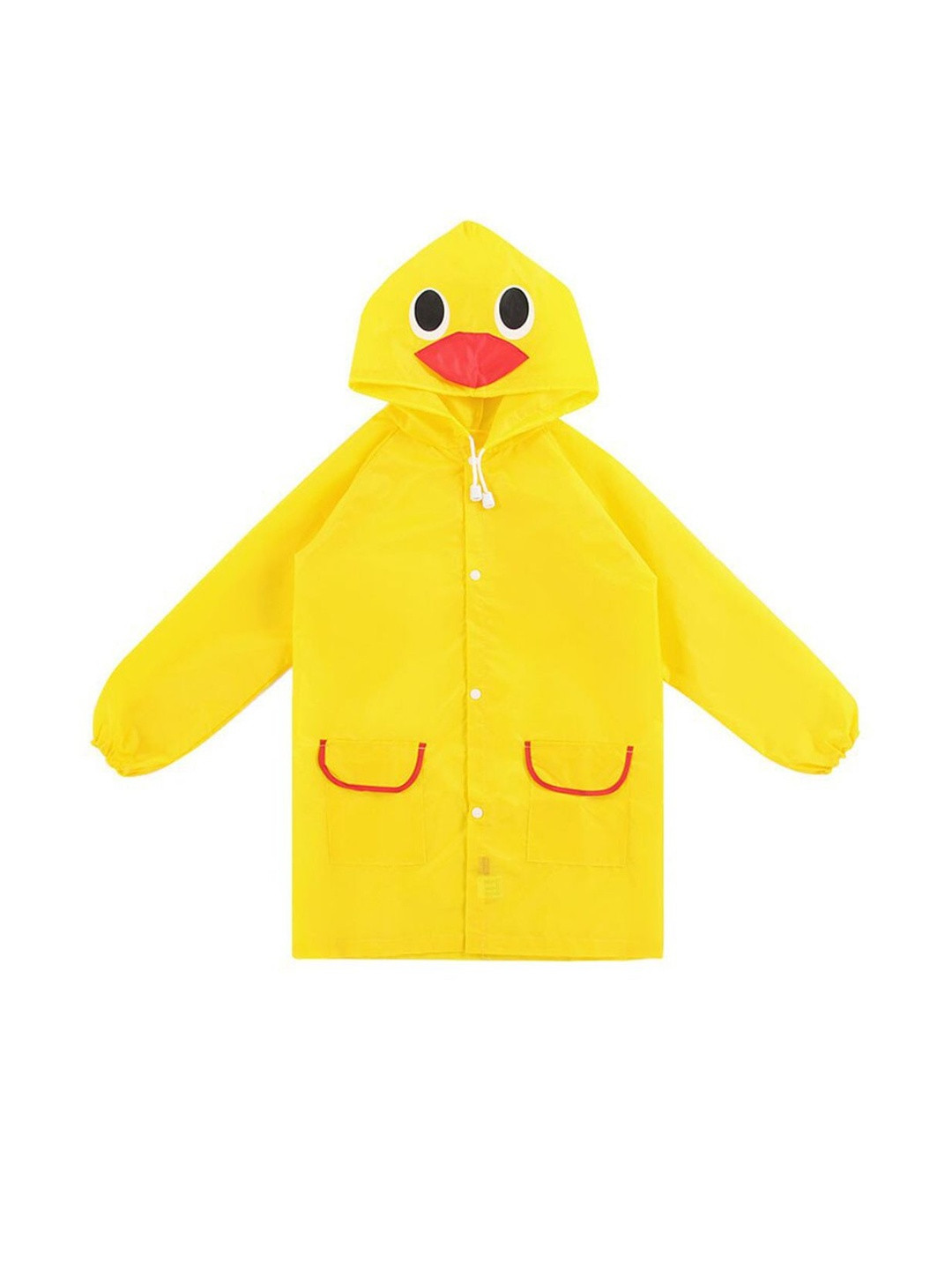 Bold N Elegant Kids Chicken Shaped Hooded Raincoat with Storage Pouch