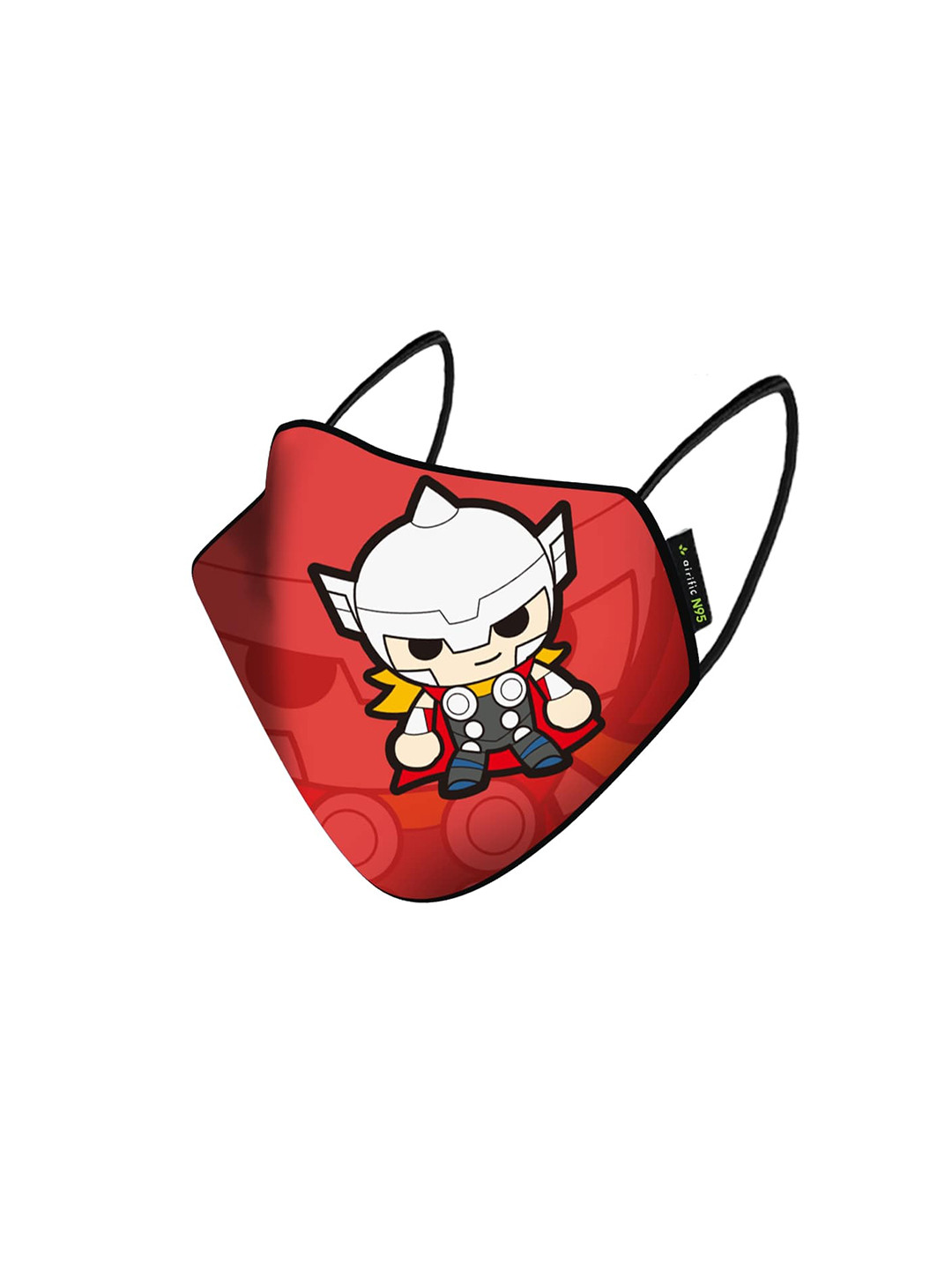 Airific Unisex Red & White Marvel Printed Protective Outdoor Mask