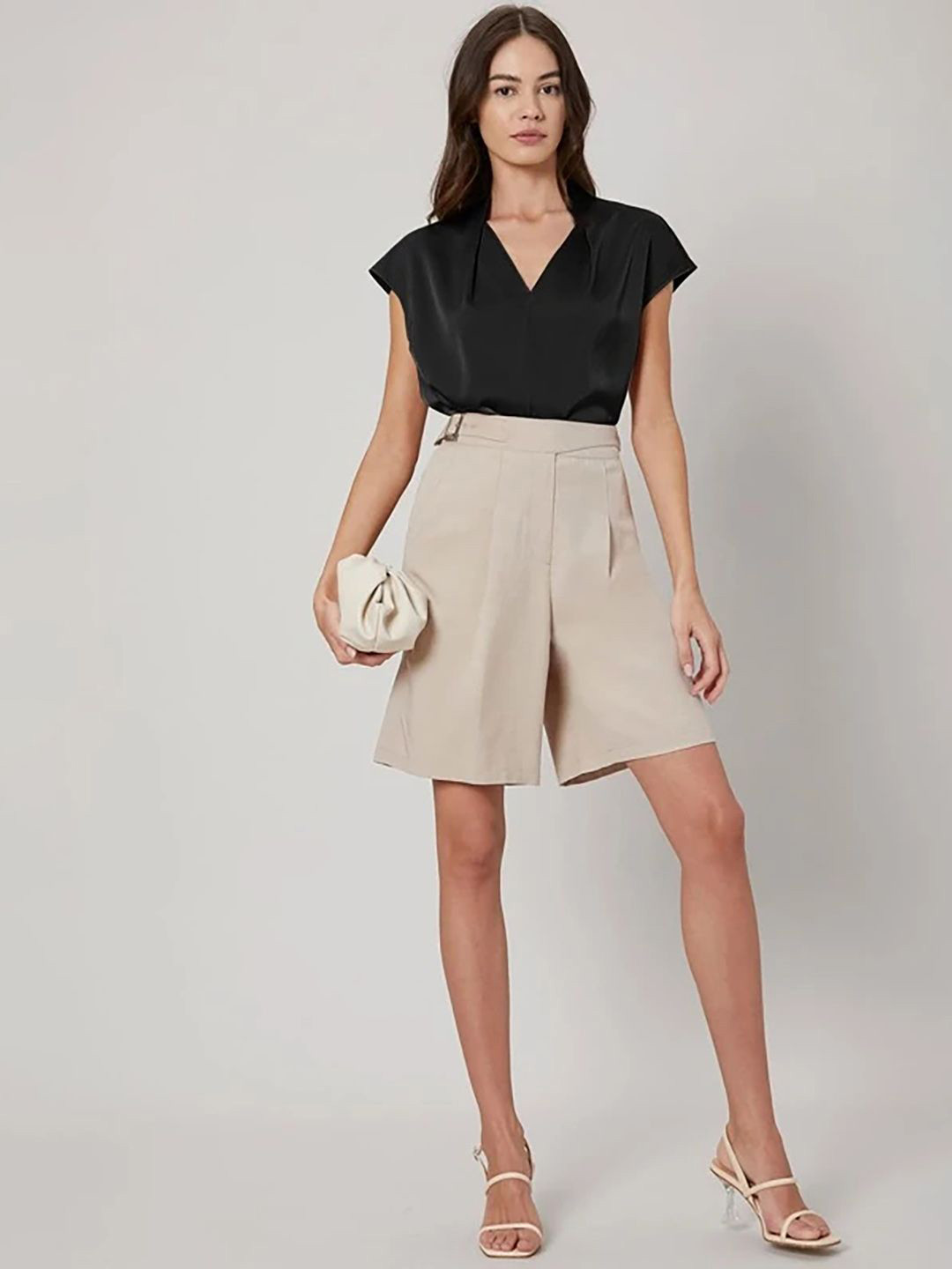 JC Mode V-Neck Extended Sleeves Vest Top