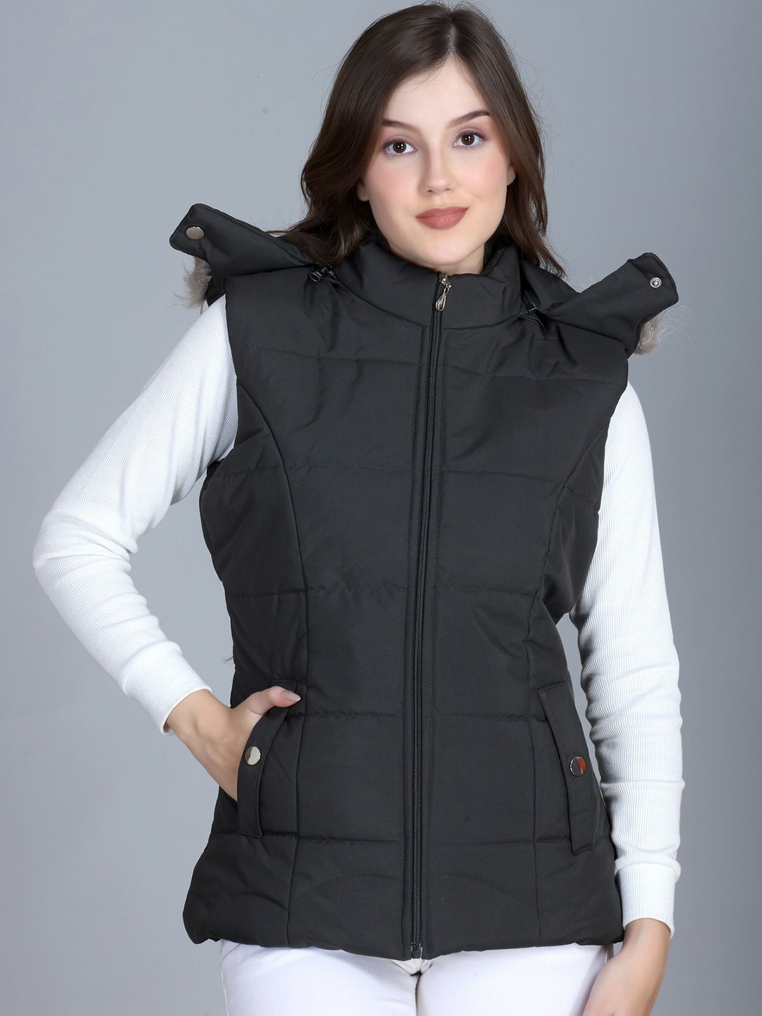 BARSTOW Women Lightweight Solid Rapid-Dry Puffer Jacket