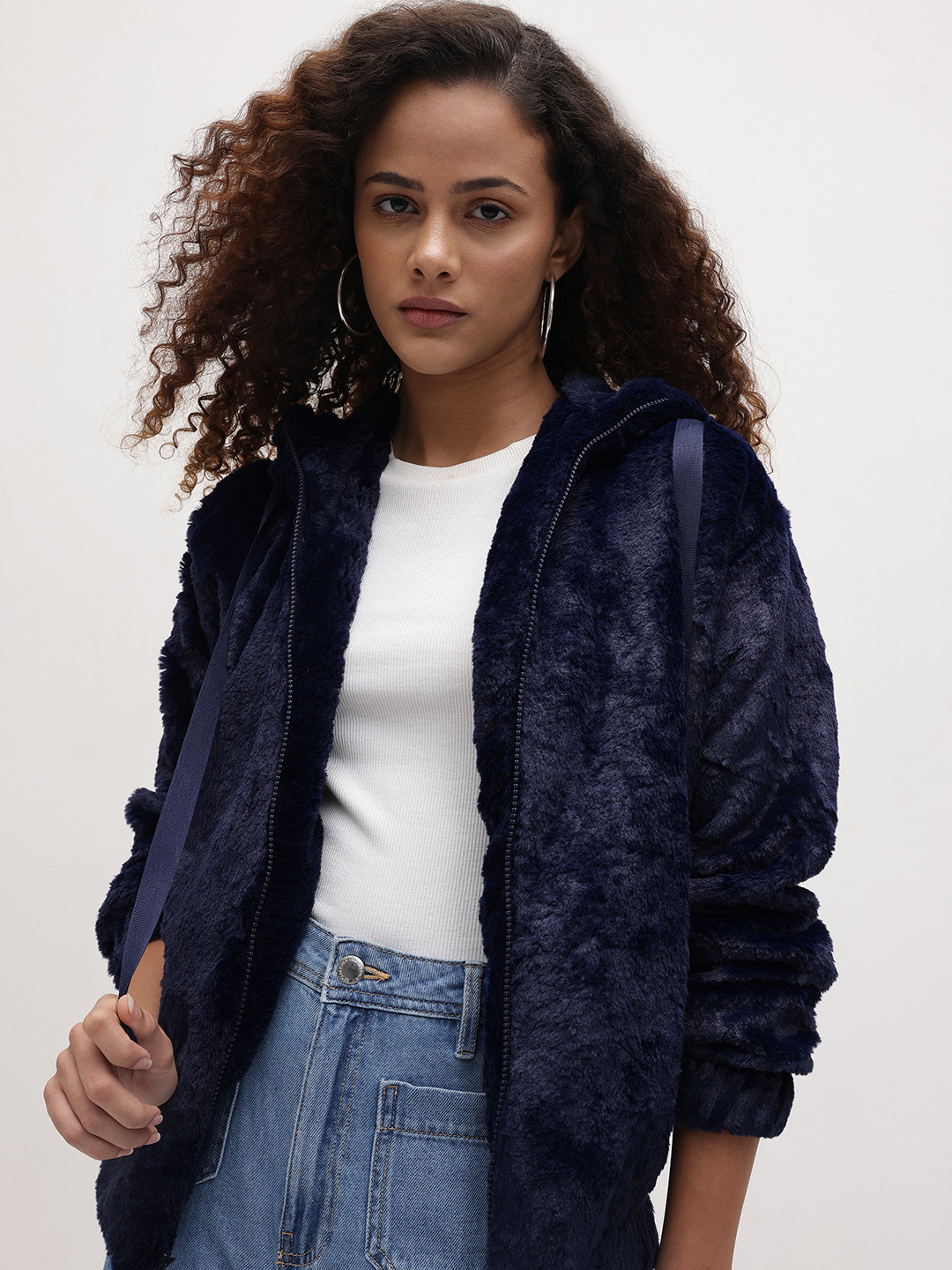 The Roadster Life Co. Faux Fur Tailored Jacket