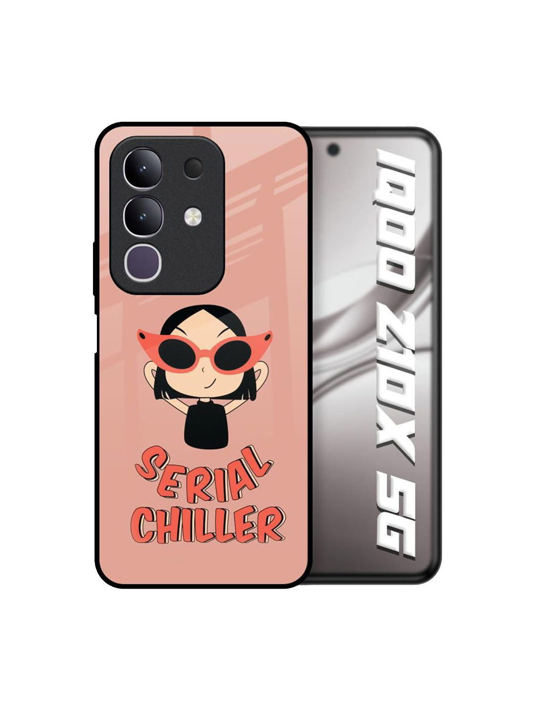 QRIOH Chilling Girl Printed IQOO Z10x 5G Back Case Mobile Accessories