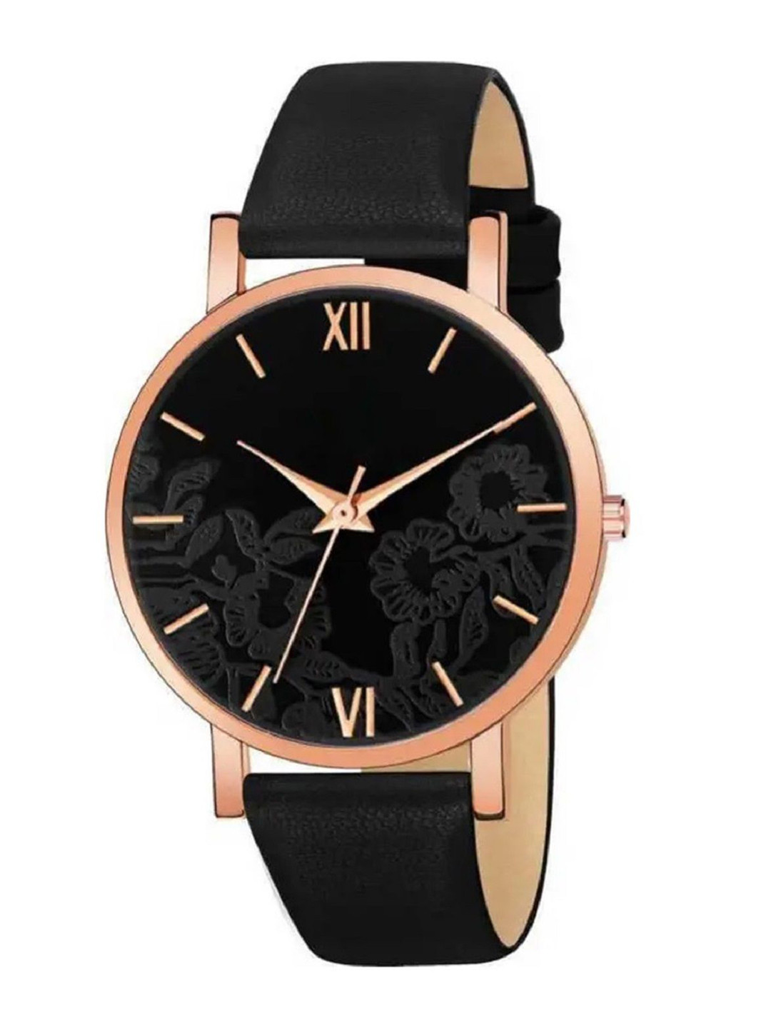 WATCHSTAR Women Dial & Leather Straps Analogue Watch Rizly BlackWS