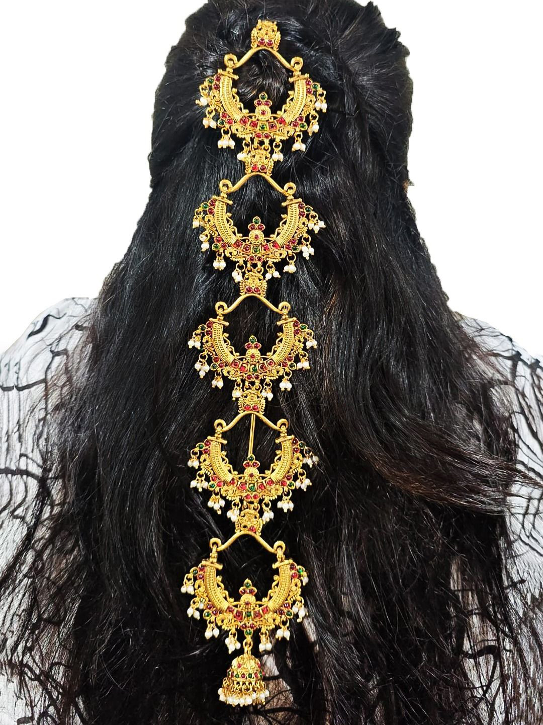 Krelin Women Beaded Bridal Jada with Kemp Hair Accessory