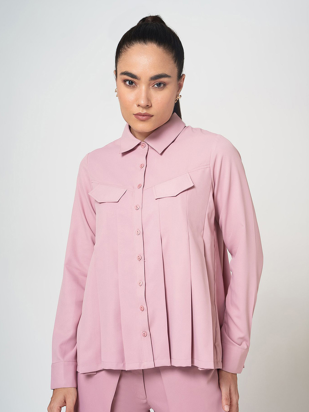 OFFICE & YOU Premium Spread Collar Formal Shirt