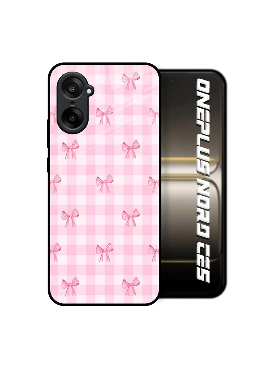 QRIOH Bowtique Pattern Printed OnePlus Nord CE5 5G Back Case Mobile Accessories