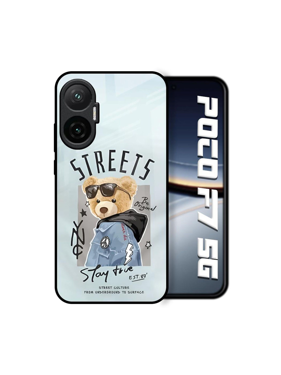 QRIOH Cartoon Characters Printed Poco F7 5G Back Case Mobile Accessories