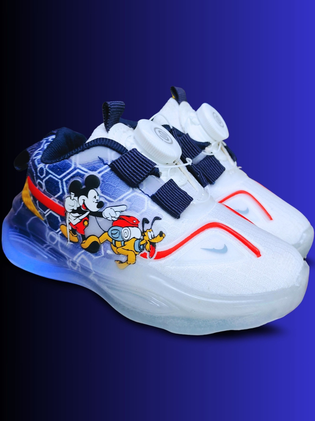 FootStation Unisex Kids Mickey Mouse Printed Sneakers