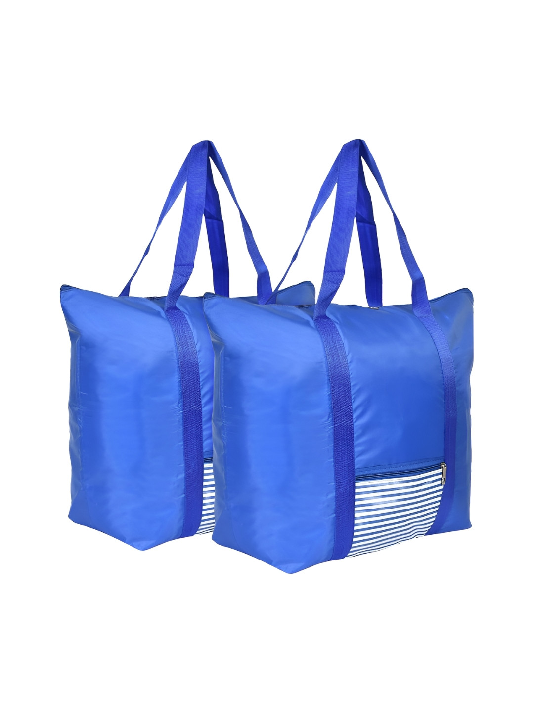 Aura Blue 2 Pieces Fabric Handbag Organisers