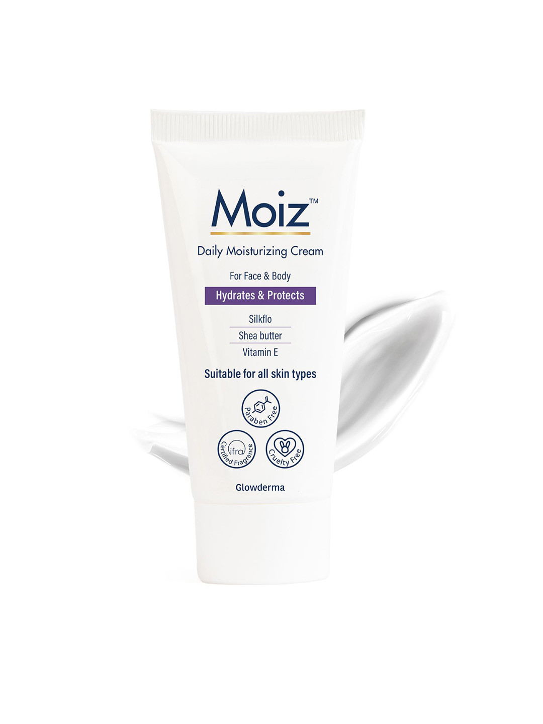 MOIZ Daily Moisturizing Cream For All Skin Types Including Sensitive skin - 50 g