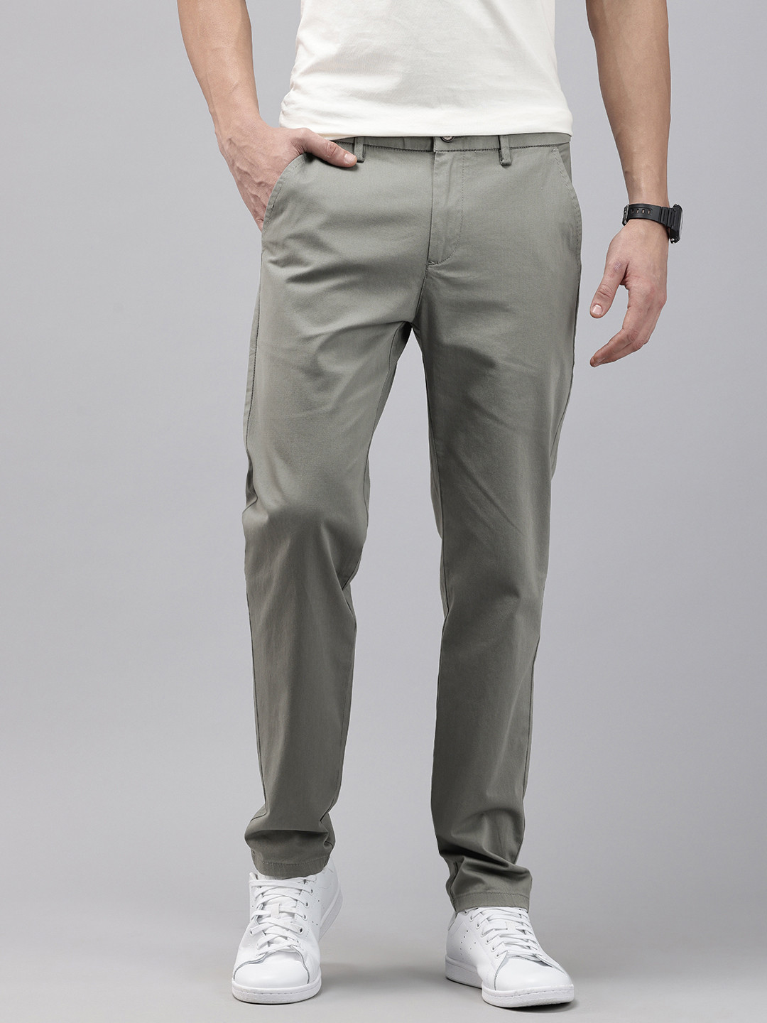 GENIPS Men Caribbean Slim Fit Trousers